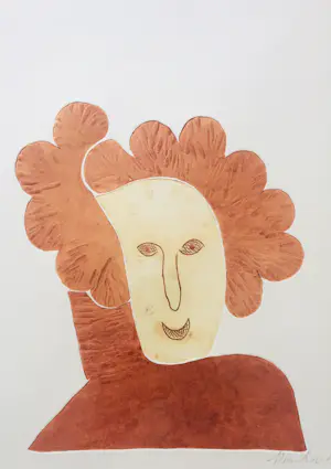Reinhoud D'Haese - Aquatint uit de portfolio Impromptu - Ingelijst kopen? Bied vanaf 195!