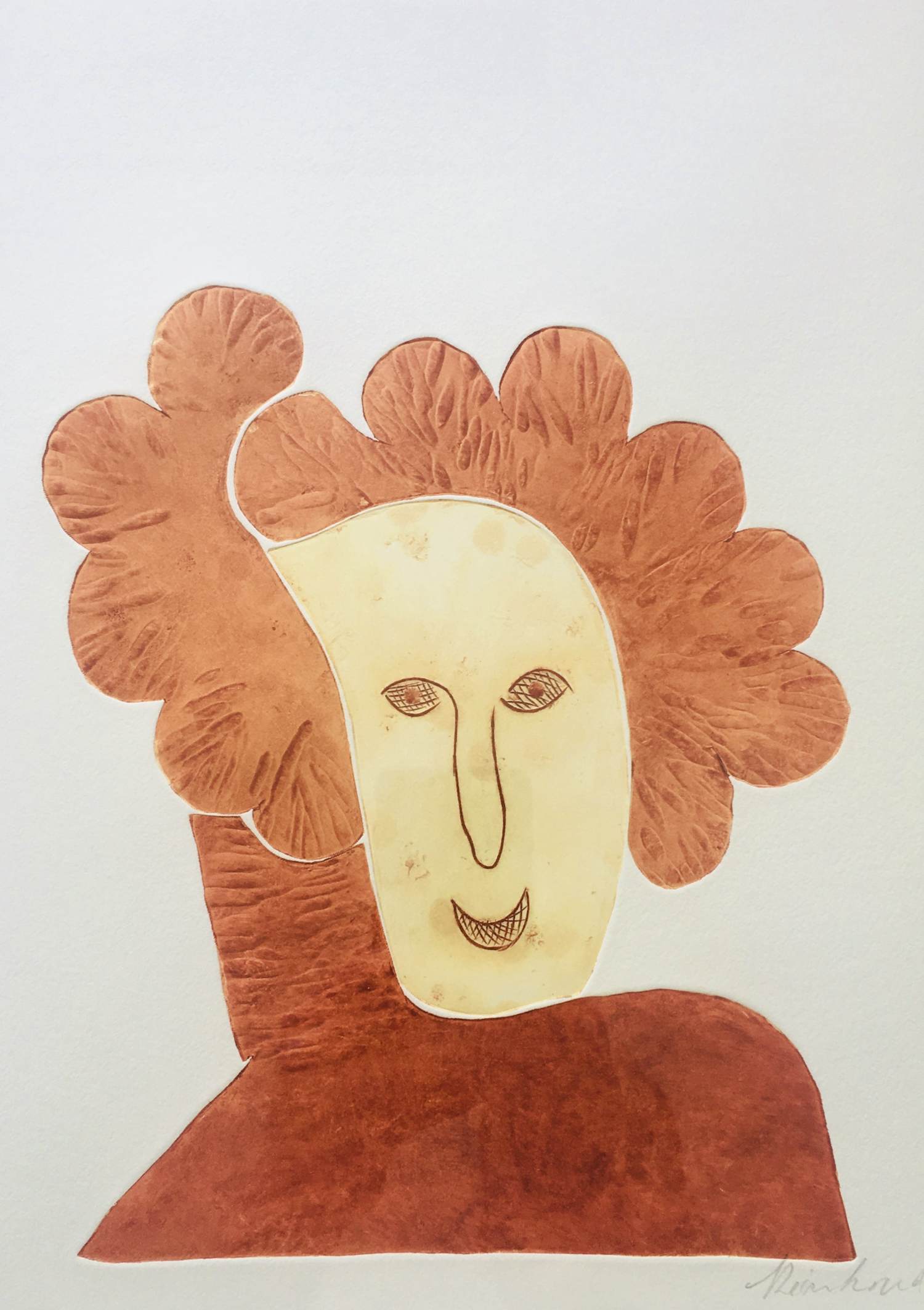 Reinhoud D'Haese - Aquatint uit de portfolio Impromptu - Ingelijst kopen? Bied vanaf 195!