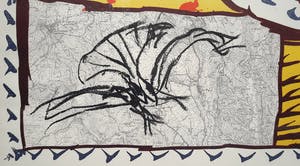 Pierre Alechinsky - Predateur, litho + ets (netjes ingelijst) kopen? Bied vanaf 850!