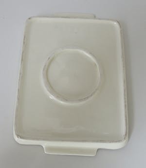 Niet of onleesbaar gesigneerd - Art deco zwart wit aardewerken olie- en azijn Stel kopen? Bied vanaf 10!