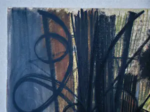 Hans Hartung - Pastel P. 1947-20 - Offset lithography signed - 1961 kopen? Bied vanaf 120!