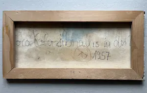 Eberhard Schlotter - Cola über alles in der Welt - Signiertes Original Ölgemälde von 1957 kopen? Bied vanaf 450!