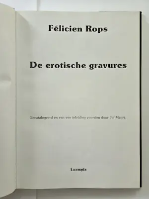 Felicien Rops - De erotische gravures. 1985. Boek. Met unieke prent. kopen? Bied vanaf 39!