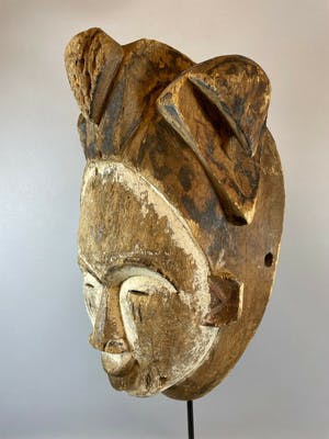 Punu - 210838 - African Punu-Lumbo mask - Gabon. kopen? Bied vanaf 45!