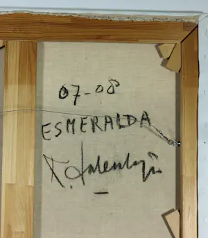 Kees Salentijn - Olieverf, krijt en potlood op doek, Esmeralda kopen? Bied vanaf 1000!