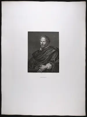 Niet of onleesbaar gesigneerd - Lot van vier kopergravures, Voorstellingen van grote meesters kopen? Bied vanaf 1!