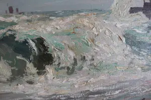 Leendert van der Vlist - zeezicht kopen? Bied vanaf 450!