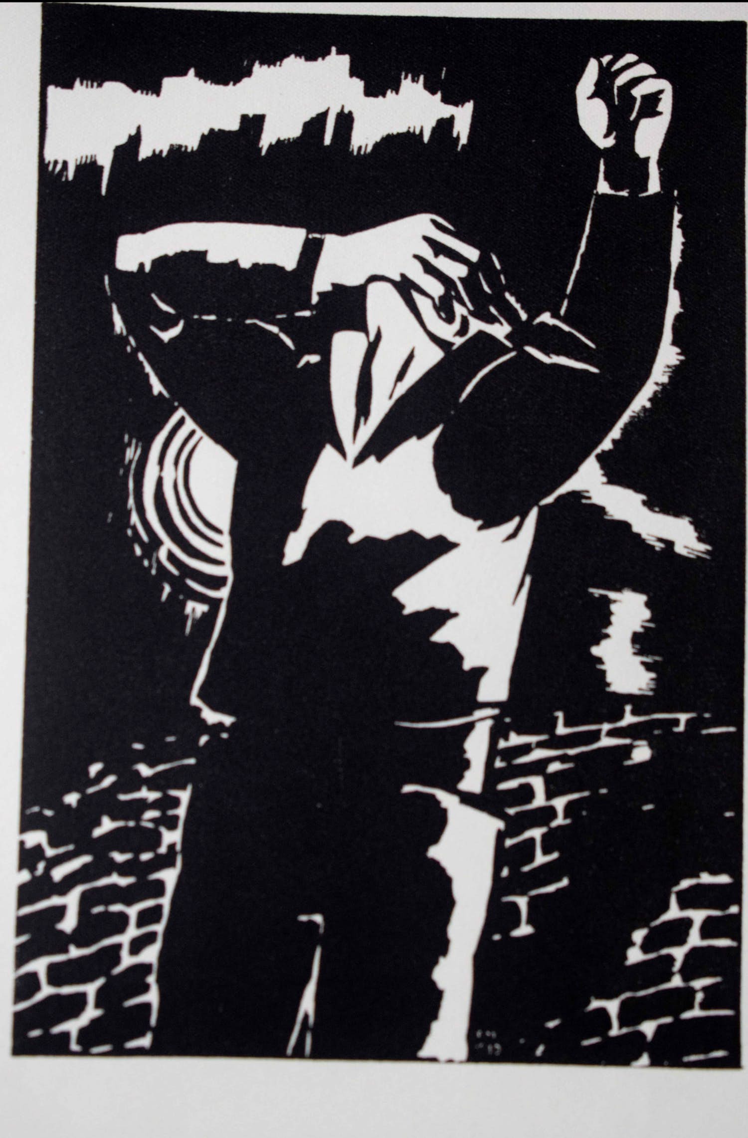 Frans Masereel - Houtgravure - Désespoir verkocht voor € 50!