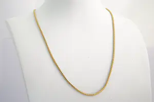 136 - Sierlijk en massief 20 Krt geel-gouden dubbel venetiaans collier - ketting kaufen? Bieten Sie von 460!