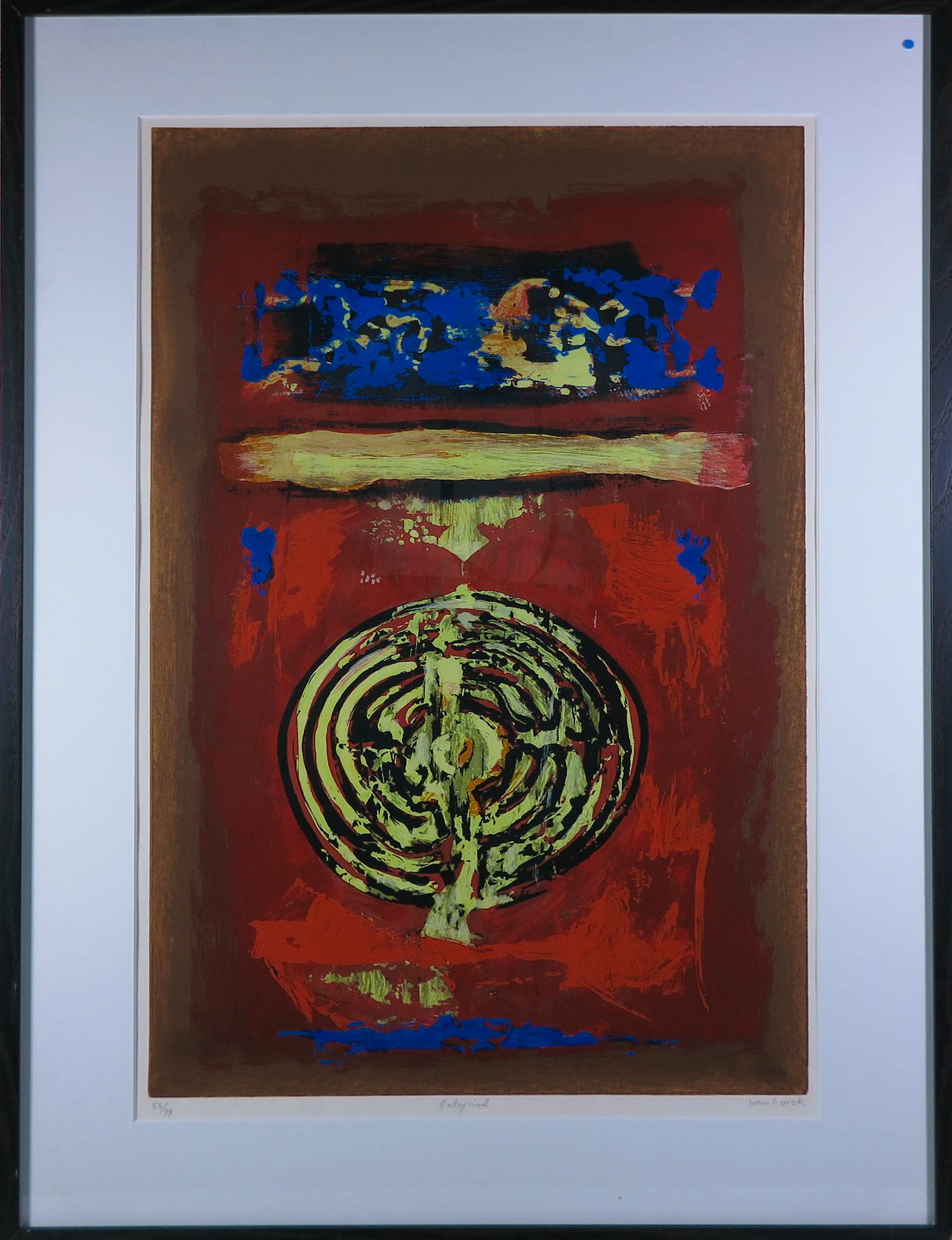 Hans Vanhorck - Litho, Labyrint - Ingelijst kopen? Bied vanaf 50!