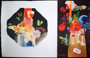 Jan Peter van Opheusden - Twee zeefdrukken (Groot) kopen? Bied vanaf 50!