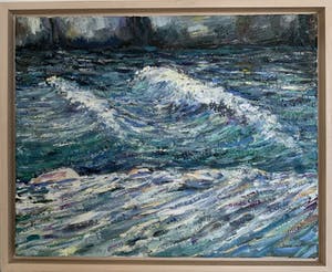 Harold Schouten - Golven bergrivier Franse Alpen kopen? Bied vanaf 250!