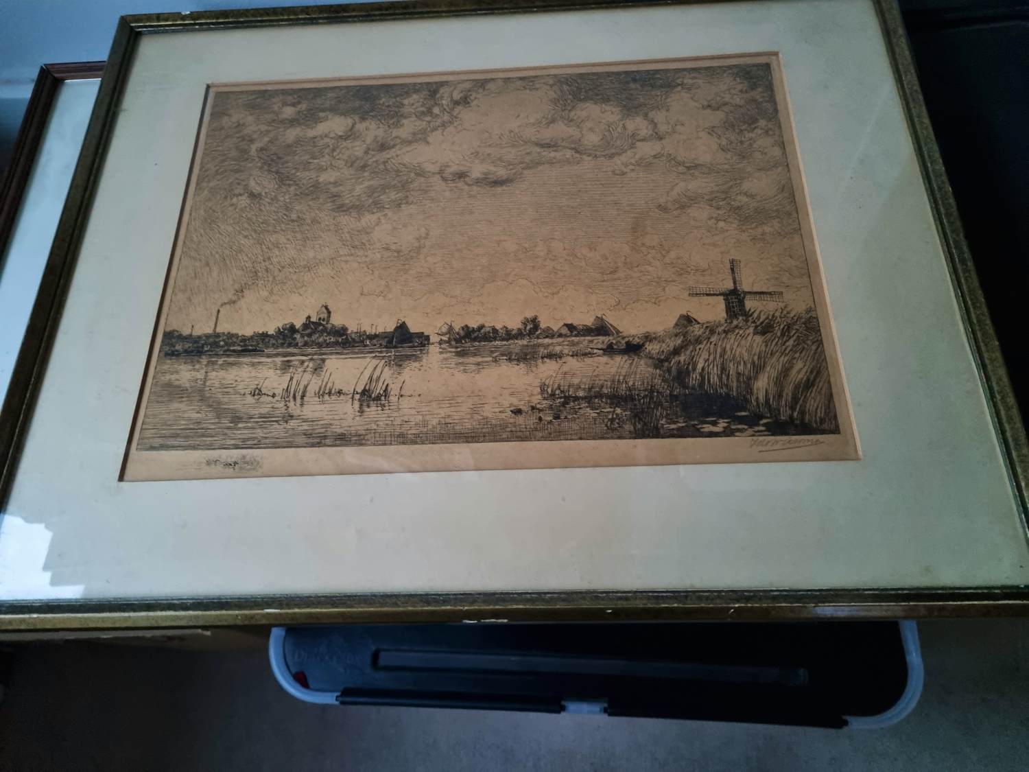 Ids Wiersma - Noordkant pikmeer bij Grouw verkocht voor € 85!
