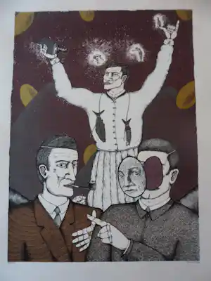 Brecht - Zeefdruk uit 1993 verkauft für € 50!