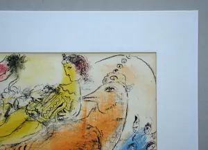 Marc Chagall - L'accordéoniste - Originele lithografie - 1957 kopen? Bied vanaf 160!