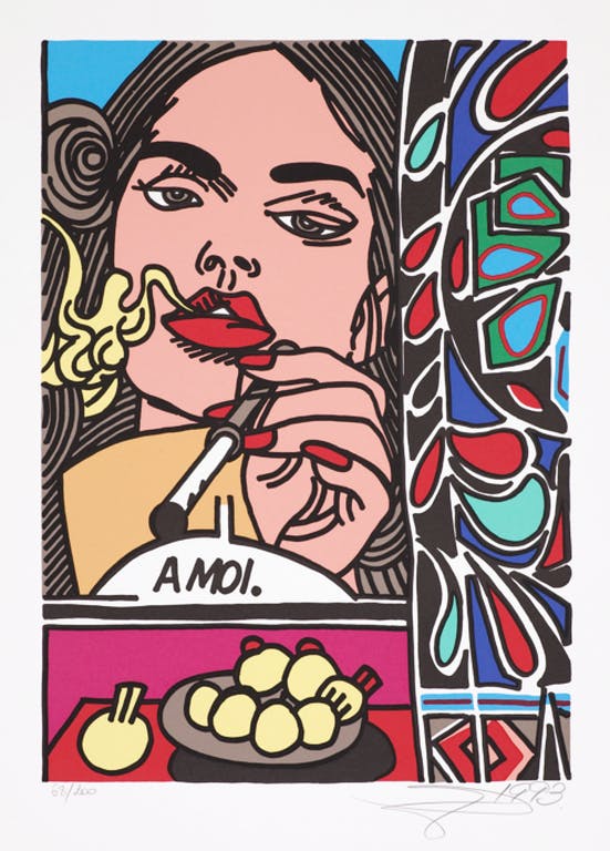 Erro - Zeefdruk, La femme fatale (a moi) verkocht voor € 60!