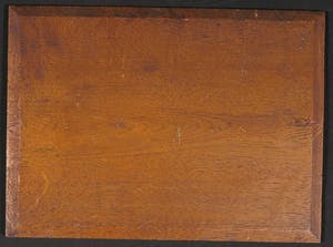 Henri van Daalhoff - Olieverf op paneel, Figuur buiten bij raam kopen? Bied vanaf 60!