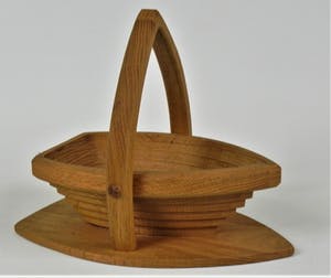 Niet of onleesbaar gesigneerd - Teakhouten openklapbaar schaaltje kopen? Bied vanaf 1!