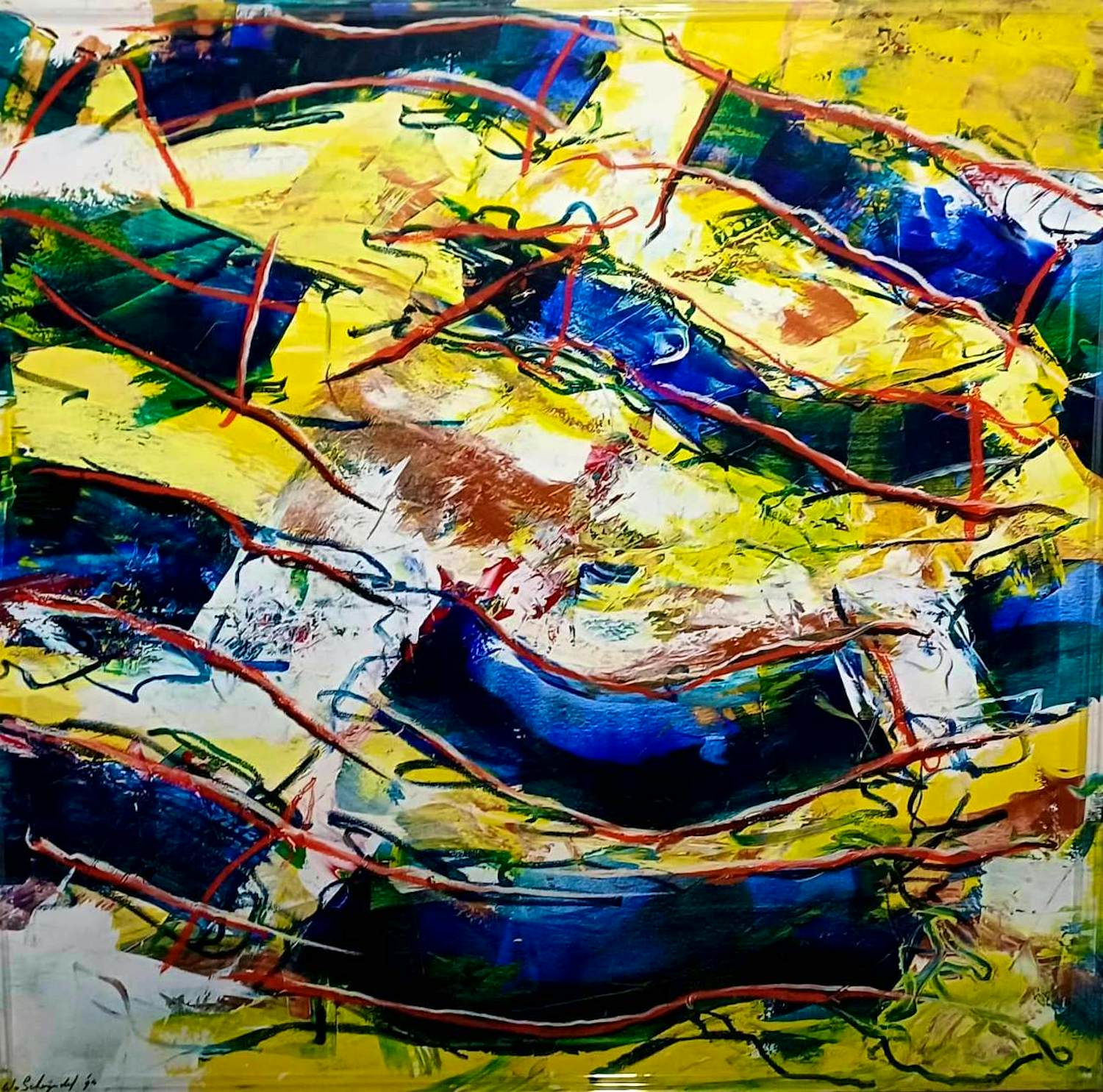 Buy Willem van Scheijndel - Ingelijste acryl op doek? Bid from 1500!