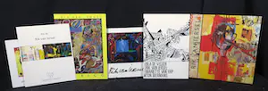 Rik van Iersel - Handgesigneerde canvas tasje met zes catalogusboeken kopen? Bied vanaf 1!