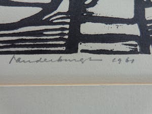 Flip van der Burgt - LOT VAN 3 WERKEN / 2x ETS + 1x LINO / 68x50cm / SIG kopen? Bied vanaf 25!