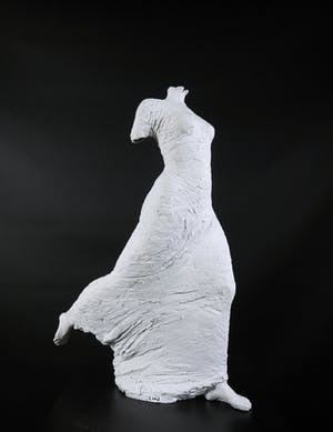 Eva Steiner - Groot gewit bronzen beeld, Facile kopen? Bied vanaf 1500!