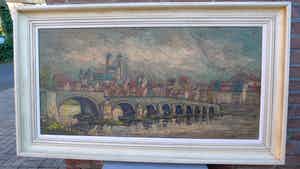 Pie Wilhelmus - Maastricht OUDE MAASBRUG St. Servaas Brug in oorspronkelijke bouw verkocht voor € 300!