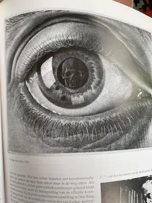 Maurits Cornelis Escher - Metamorphosis I, plus boek De Toverspiegel van M.C.Escher kopen? Bied vanaf 20!