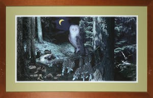 Ruud van Empel - Inkjet print, Uil - Ingelijst (Groot) kopen? Bied vanaf 1!
