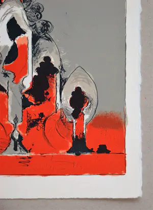 Graham Sutherland - Eerbetoon aan San Lazzaro - 1975 - Originele lithografie - Moulot kopen? Bied vanaf 100!