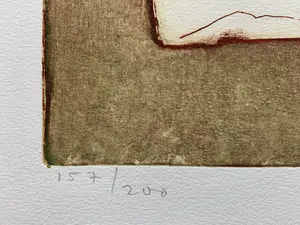 Jan Montyn - kleurenets | 'Drijvende landen' | 1988 kopen? Bied vanaf 1!