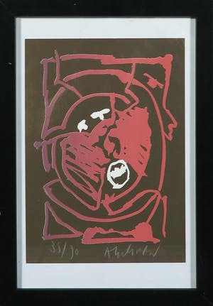 Pierre Alechinsky - Litho, Zonder titel kopen? Bied vanaf 100!