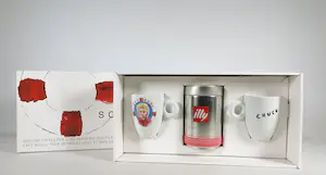 Julian Schnabel - voor Illy - 2-persoons koffie-set - Porselein kaufen? Bieten Sie von 1!