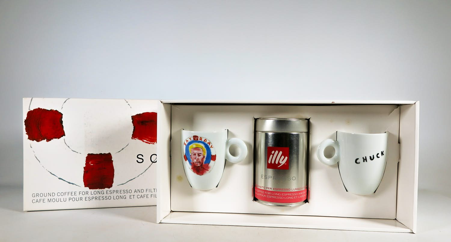 Julian Schnabel - voor Illy - 2-persoons koffie-set - Porselein kopen? Bied vanaf 1!