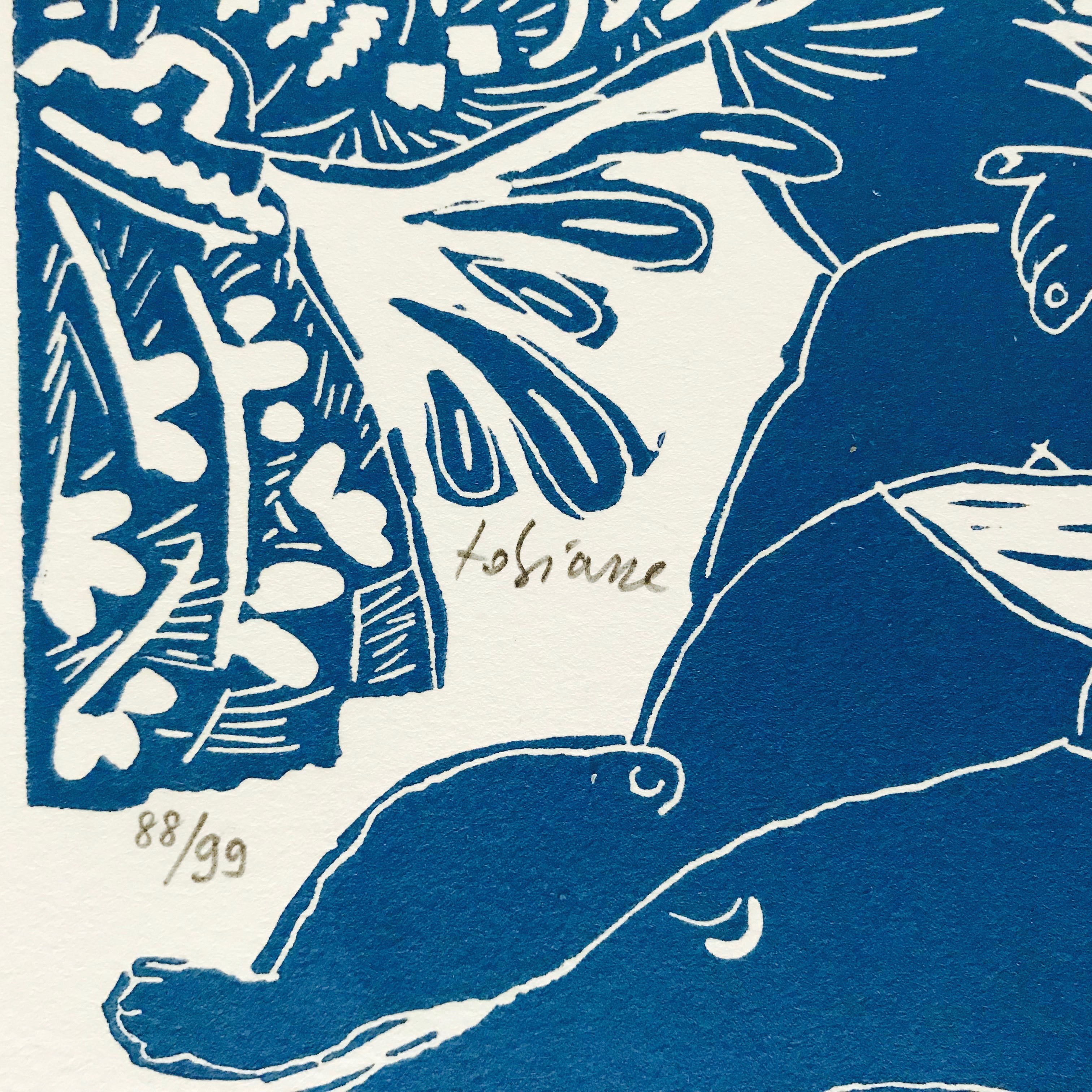 Theo Tobiasse - Fraaie lithografie - Oplage 99 - Gesigneerd - 1991 kopen? Bied vanaf 85!