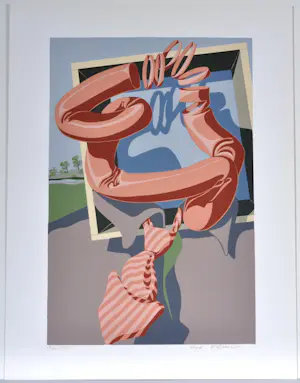 Cyr Frimout - Zeefdruk - Gesigneerd - 54x42 cm - 1977 kopen? Bied vanaf 35!