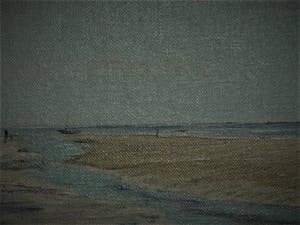Henri Savrij - Haarlems impressionist - olieverf - "aan het strand bij Katwijk" gesigneerd kopen? Bied vanaf 10!