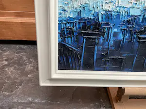 Niet of onleesbaar gesigneerd - Parijs in blauw. kopen? Bied vanaf 10!