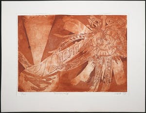 Kees Okx - Kleurenets en aquatint, Firewalk kopen? Bied vanaf 1!