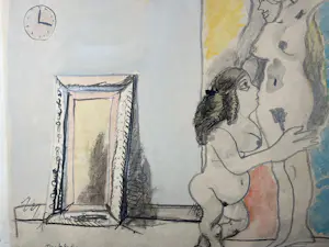 Ed Dukkers - Twee naakten in een interieur kopen? Bied vanaf 100!