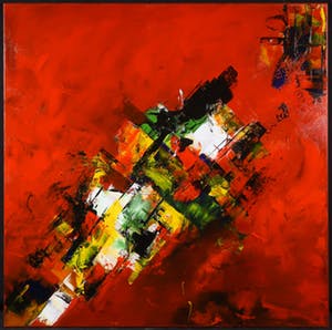 Christiane Middendorf - Acryl op doek, Abstract kopen? Bied vanaf 80!