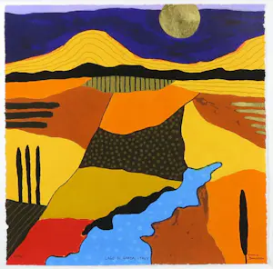 Ronald Boonacker - Zeefdruk, Lago di Garda, Italy I - Ingelijst kopen? Bied vanaf 40!