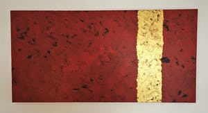 John Foppen - Rapsodie in Red+Black+ Gold... # K02. XL. GROOT. kopen? Bied vanaf 169!