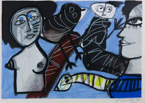 Corneille - Litho op papier, Zonder titel - Ingelijst kopen? Bied vanaf 250!