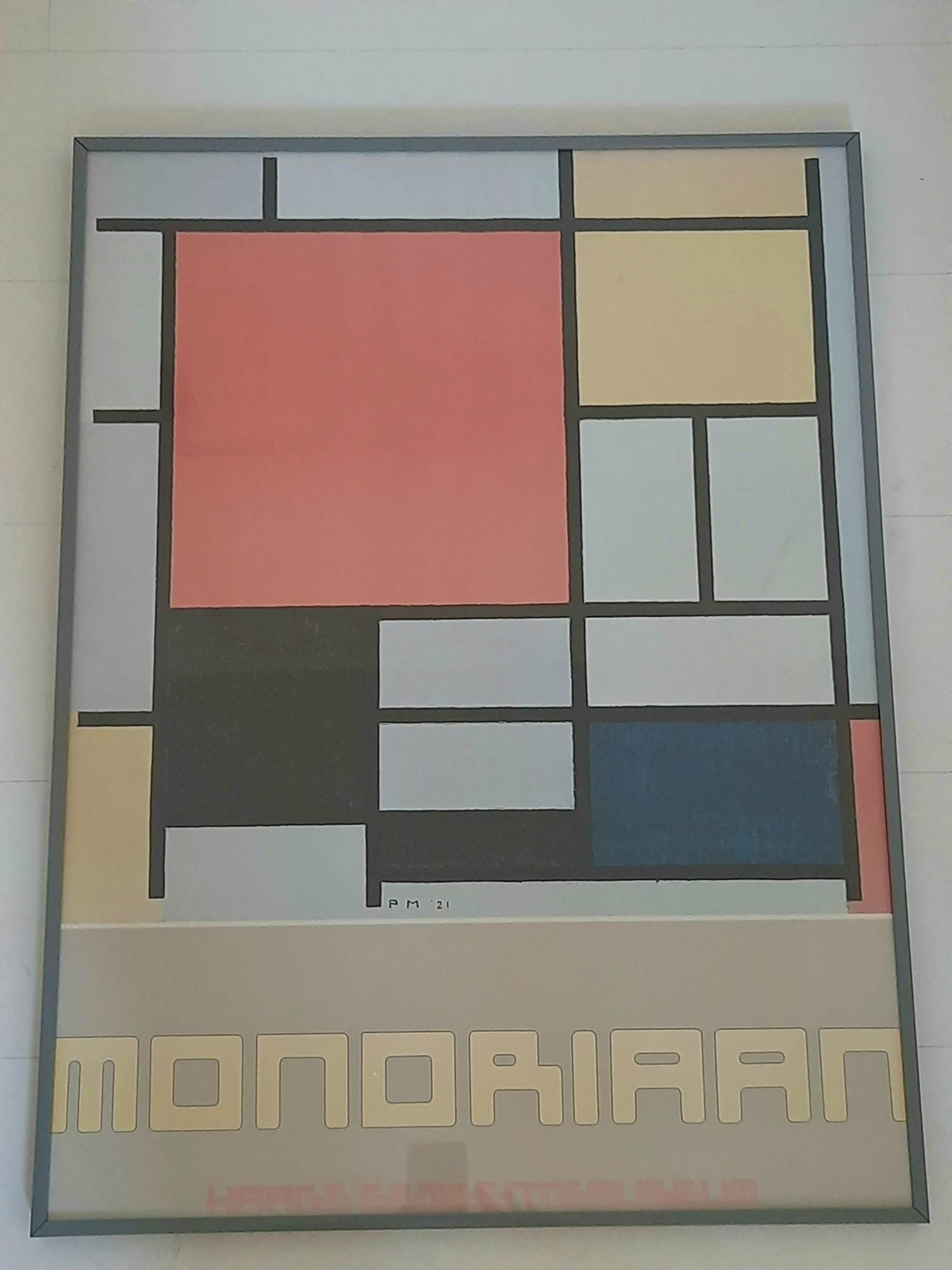 Buy Piet Mondriaan - poster Haags Gemeentemuseum 1983? Bid from 45!