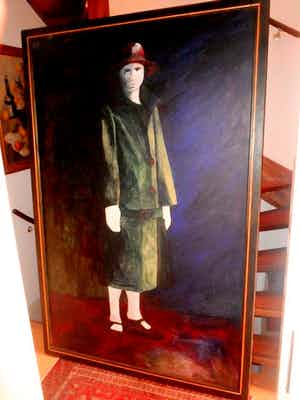 Peter Hellemons - Dame in kleding uit de jaren 30 verkocht voor € 250!