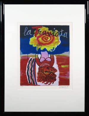 Corneille - Zeefdruk, La Traviata - Ingelijst kopen? Bied vanaf 140!