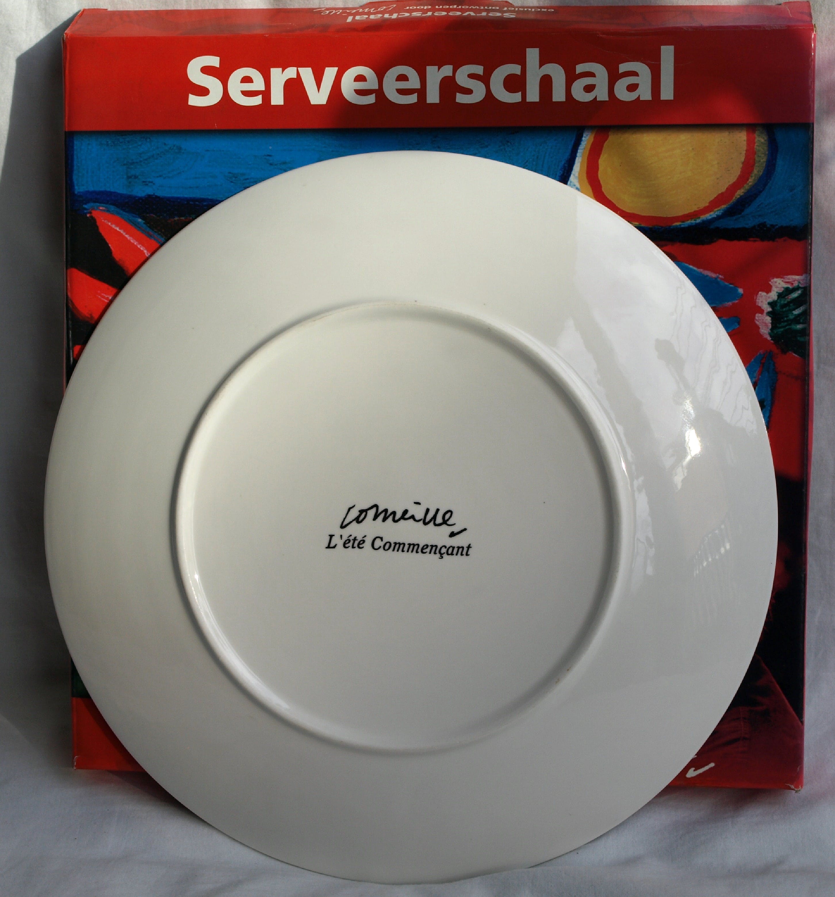 Corneille - Porseleinen serveerschaal met de doos, L' été Commençant kopen? Bied vanaf 15!