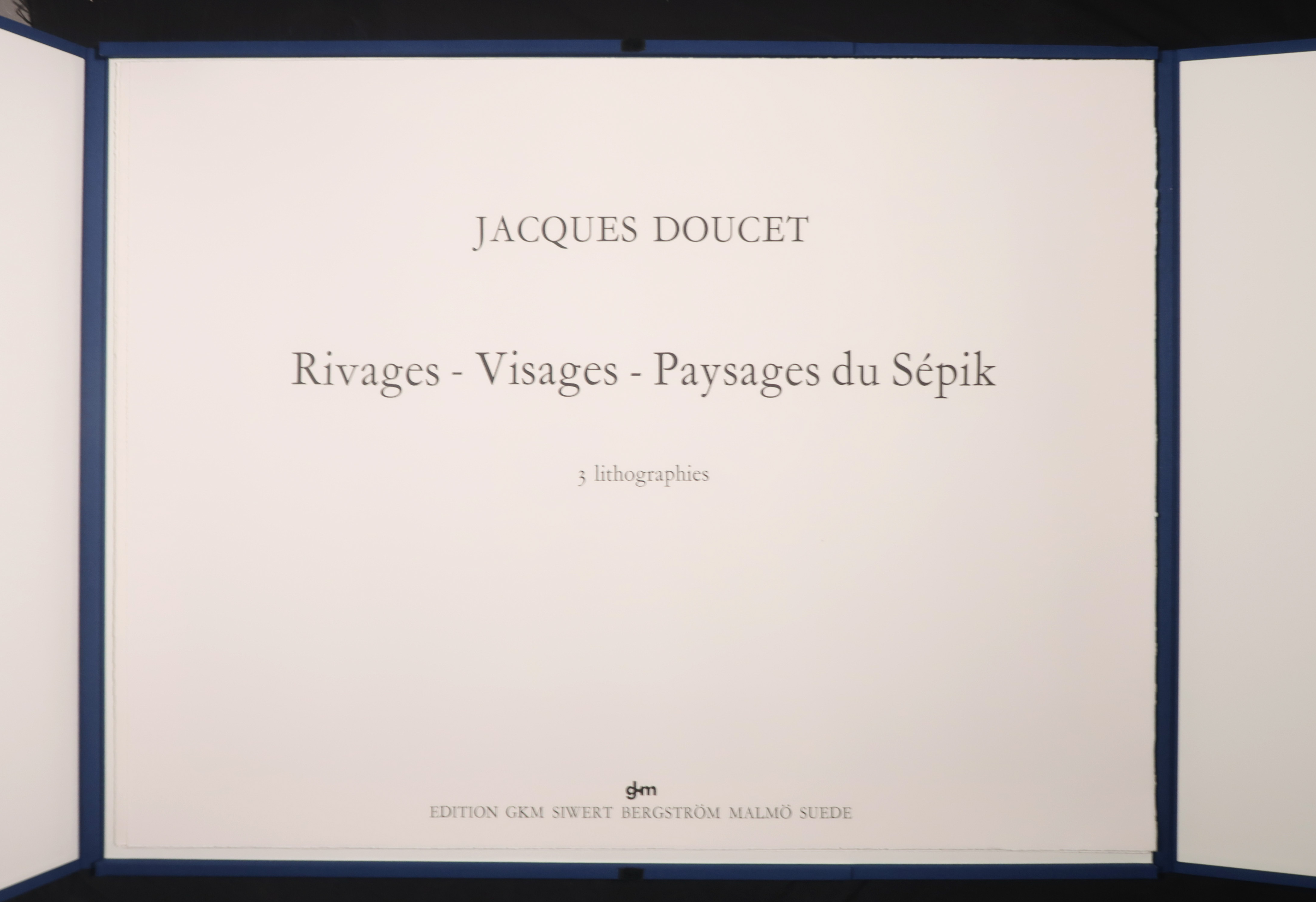Jacques Doucet - Portfolio 3x Litho, Rivages - Visages - Paysages du Sépik (Groot) kopen? Bied vanaf 300!