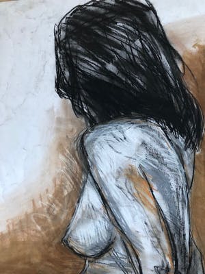 Ton Etman - zittend naakt in de stijl van Vrielink kopen? Bied vanaf 65!